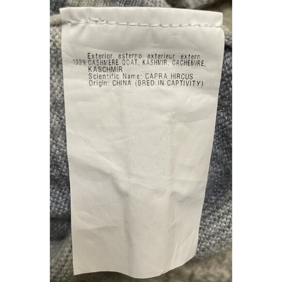 Missoni Gray White Zig Zag Cashmere Pullover Sweater IT56 US46 XL XXL Italy - Picture 11 of 11